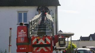 Nisthilfen für Schwalben angebracht: Einsatz von Nabu und Feuerwehr in der Straße der Heimkehrer.