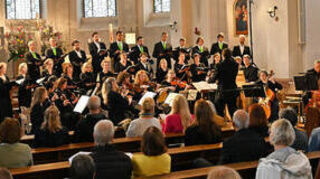 Das Wormser Paulinum-Ensemble führte in der Stadtkirche Sankt Georg die h-Moll-Messe von Bach auf.