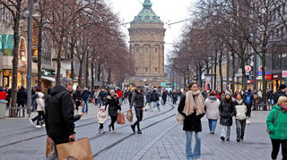 Viele Besucher und hohe Umsätze wie beim Weihnachtseinkauf sind wichtig für die Mannheimer City.
