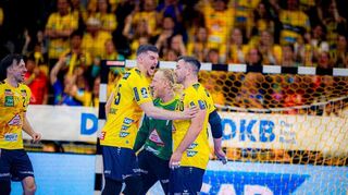 Wollen auch gegen Berlin jubeln: Halil Jaganjac (v.l.), Mikael Appelgren und Jannik Kohlbacher.