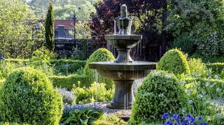 Im Klostergarten wachsen Kräuter, die in der Küche Verwendung finden.