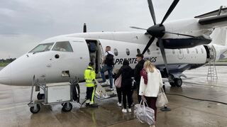 Auf nach Sylt: Die Flugzeit mit der Dornier 328 beträgt rund 90 Minuten.