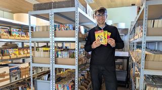 Philip Ehinger hat in seinem Onlineshop secondcomic 10.000 Exemplare auf Lager.
