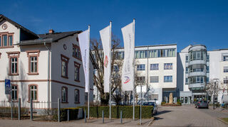 Das Heilig-Geist-Hospital in Bensheim.