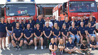 Zu Gast im Odenwälder Reichenbach waren Mitglieder des Feuerwehrvereins aus Reichenbach im Spessart zur Pflege der seit 1974 bestehenden freundschaftlichen Verbindung.