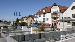 Der Neumarkt in Bensheim im Jahr 2000.