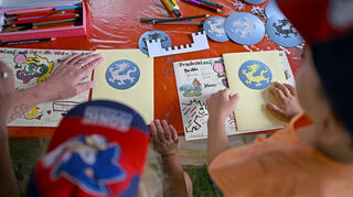 Für die Kinder gab es viele Mitmachaktionen.