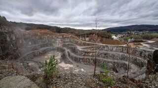 Der Steinbruch Röhrig in Sonderbach. Für die geplante Erweiterung zeichnet sich jetzt eine einvernehmliche Lösung ab.