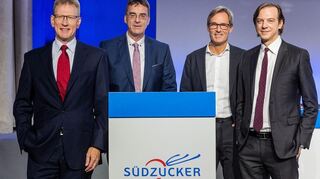 Der Südzucker-Vorstand (v.l.): Hans-Peter Gai, Niels Pörksen, Stephan Meeder und Stephan Büttner.