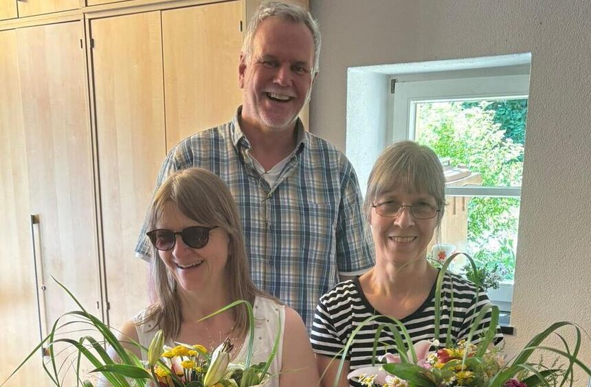 Blumen zum Abschied für Sozialpädagogin Heidi Dahl