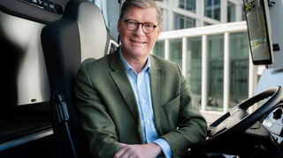 Gut in Fahrt: Daimler-Buses-Chef Till Oberwörder.