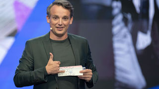 Christian Klein, Vorstandsvorsitzender von SAP, bei einer Veranstaltung in der Mannheimer SAP Arena.