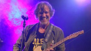 Alex Auer beim Finkenbach Festival, wo er mittlerweile gern gehörter Stammgast ist.