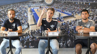 Die Academics-Verantwortlichen Matthias Lautenschläger (von links), Alex Vogel und Danny Jansson schauten noch einmal auf die starke Vorsaison und richteten dann den Blick nach vorne.