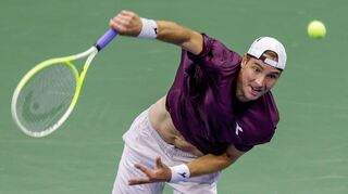 Jan-Lennard Struff konnte Novak Djokovic nicht gefährden.