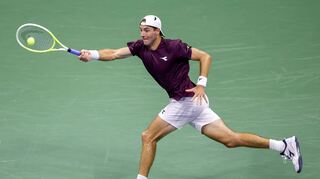 Jan-Lennard Struff lag gegen Novak Djokovic schnell deutlich zurück.