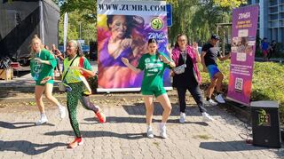 Zumba begeistert ungebrochen: Hier eine Aufnahme vom IFAA Fitness Festival 2024.