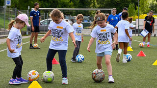 Der TSV Elmshausen hatte zu einem "Tag des Mädchenfußballs" eingeladen, um für den Sport zu werben.