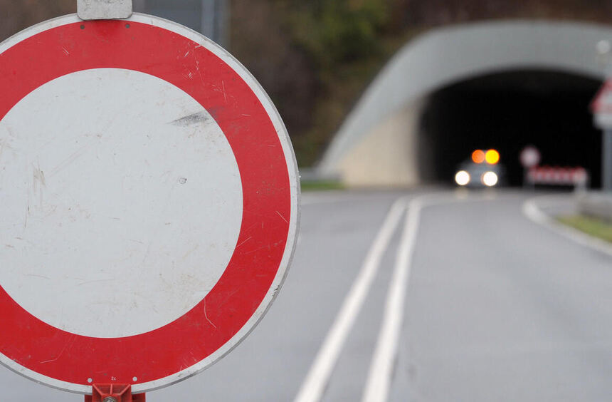 Weinheimer Saukopftunnel und Birkenauer Ortsdurchfahrt gleichzeitig ...