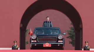 Xi hatte vor der Waffenschau in Peking friedliche Absichten seiner Armee betont.
