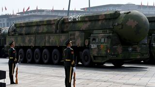 China besitzt schon länger Interkontinentalraketen, die es stets weiterentickelt.