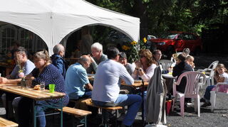Im Kolmbacher Wohnheim Buchenhof wurde ein Sommerfest gefeiert.