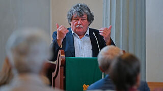 Zum Thema „Bedeutung kirchlicher Räume“ referierte der stellvertretende Leiter der evangelischen Akademie zu Berlin, Heinz-Joachim Lohmann.