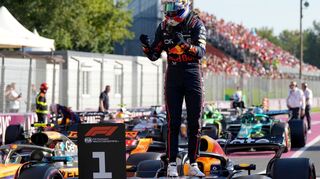 112 Tage musste Max Verstappen auf diesen Sieg warten.