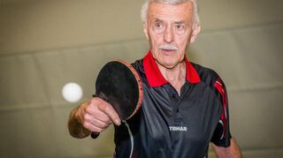 Otto Rau spielte bis ins hohe Alter erfolgreich Tischtennis.