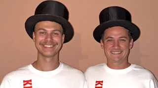 Lucas Kaffenberger (links) und Lukas Buchner sind in diesem Jahr Kerwegleckner und Kerweparre.