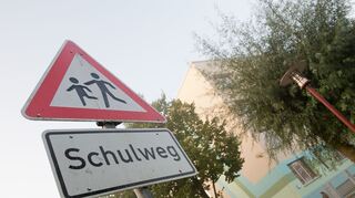 Die Zahl der Unfälle auf dem Schulweg ist gestiegen. (Archiv)