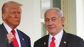 US-Präsident Donald Trump trifft den israelischen Regierungschef Benjamin Netanjahu am Montag. (Archivbild)