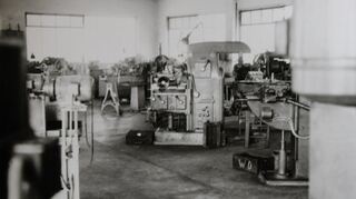 Eine Fertigungsstätte bei Heppenheimer Anfang der 1960er Jahre