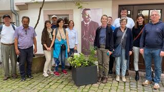 Lindenfelser Sozialdemokraten besuchten die Ebert-Ausstellung in Heidelberg.