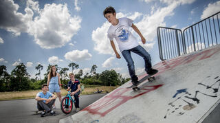 Der Skaterpark im Lorscher Ehlried wurde einst auf Wunsch des Lorscher Jugendrats errichtet. Unser Archivbild zeigt eine Aufnahme von 2014.