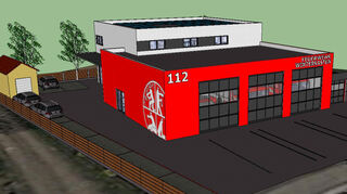 So soll das Feuerwehrhaus einmal aussehen.