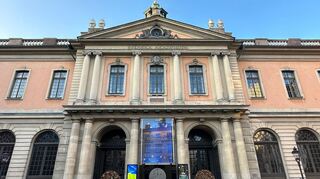 Im ersten Stockwerk dieses Gebäude wird der Literaturnobelpreisträger verkündet. (Archivbild)