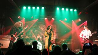 Die schwedische Hardrock-Band Siena Root machte Station in der alten Güterhalle in Bensheim.