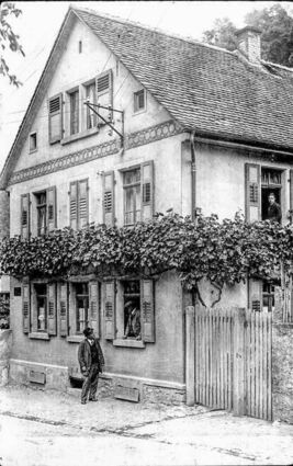 Das historische Foto des Hauses Bachgasse 94.