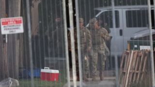 Laut US-Medien waren Nationalgardisten schon im Einsatz.