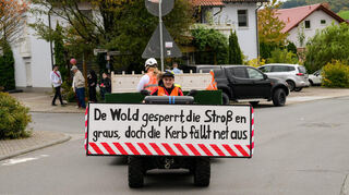 Gesperrter Wald, die Straßen in keinem guten Zustand – doch aller Widrigkeiten zum Trotz: Die Kerb findet statt.
