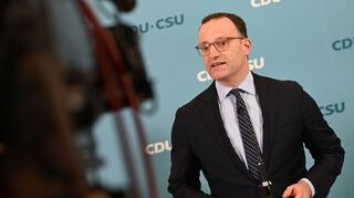 Unionsfraktionschef Jens Spahn zeigte sich am Nachmittag noch optimistisch.