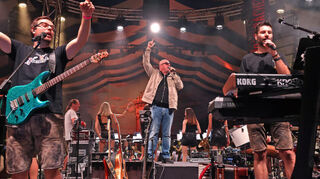 Überraschungsgast in diesem Jahr: Rolf Stahlhofen, früher Mitglied der Söhne Mannheims, singt „Meine Stadt“.