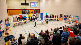 In Kooperation mit den Flames aus Bensheim und weiteren Netzwerkpartnern veranstaltet das Polizeipräsidium Südhessen die Veranstaltung Anwurf in Südhessen - „Gemeinsam für Kinder- und Jugendschutz in Sportvereinen“.