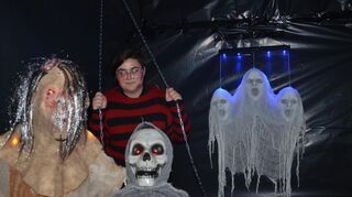 Gruselmomente gibt es im Halloween-Haus in Auerbach viele.