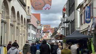 In der Heppenheimer Innenstadt wurde am Sonntag der Halloweenmarkt veranstaltet.