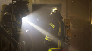Auch die Atemschutzgeräteträger waren im Einsatz.