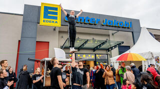 Unter anderem eine Showeinlage durch Cheer Strike Auerbach sorgte für gute Stimmung.