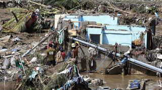 «Kalmaegi» hatte mit Starkregen und heftigem Wind gewütet.