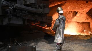 In der deutschen Stahlindustrie arbeiten rund 80.000 Menschen. (Archivbild)